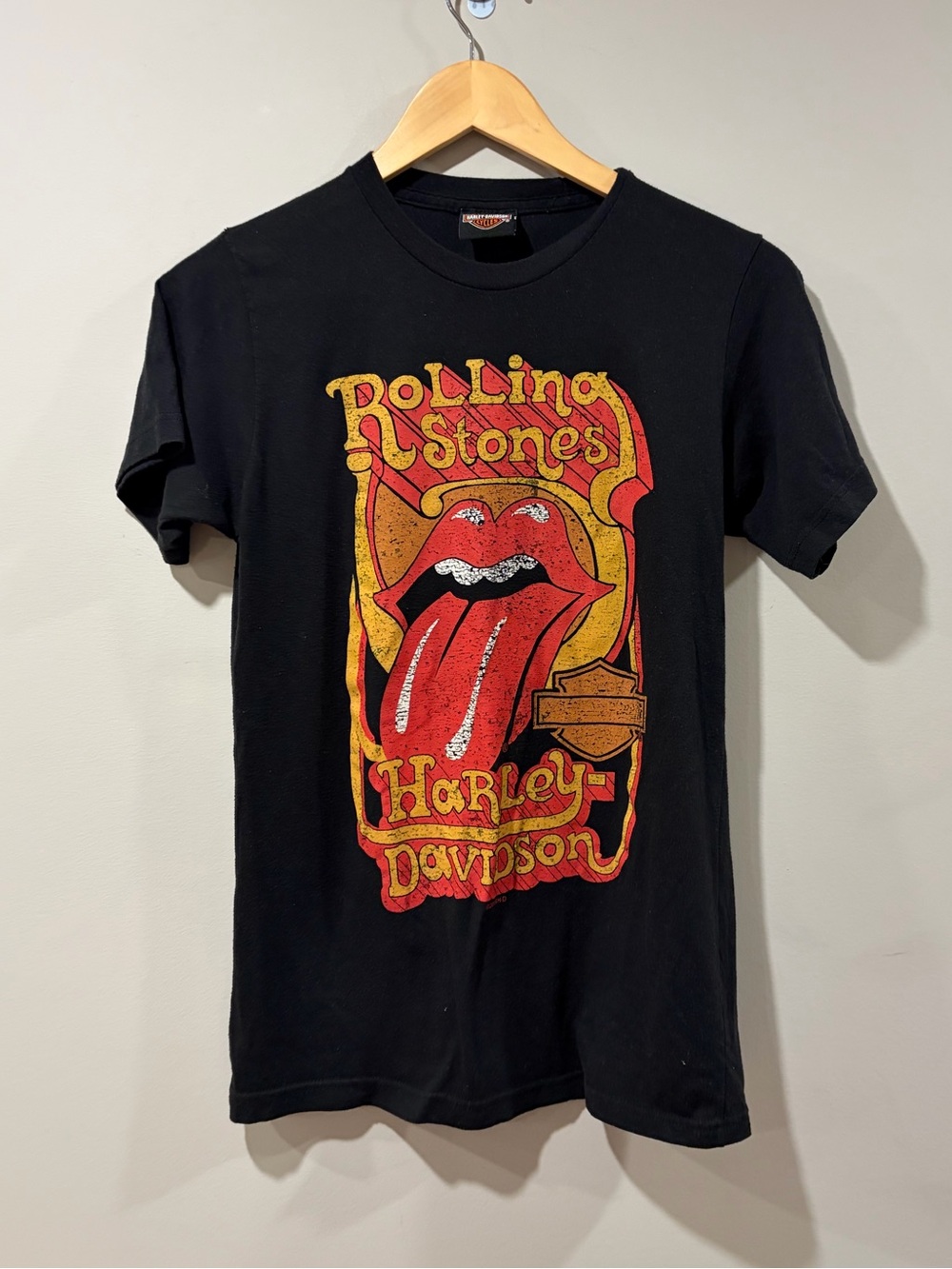 Rolling Stones x Harley-Davidson Rock-N-Roll City Cleveland T-Shirt – Small